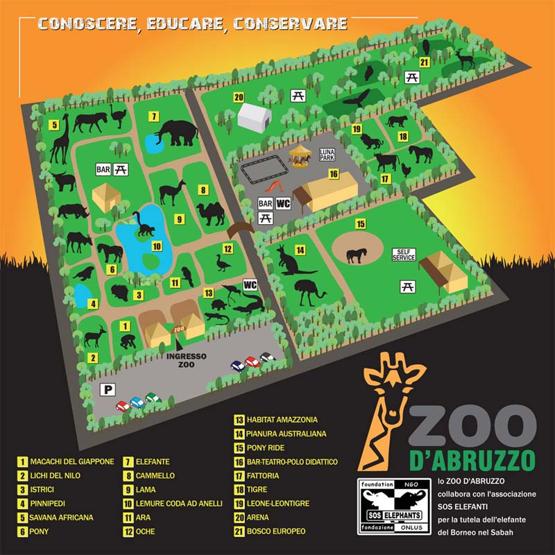 zoo safari park abruzzo